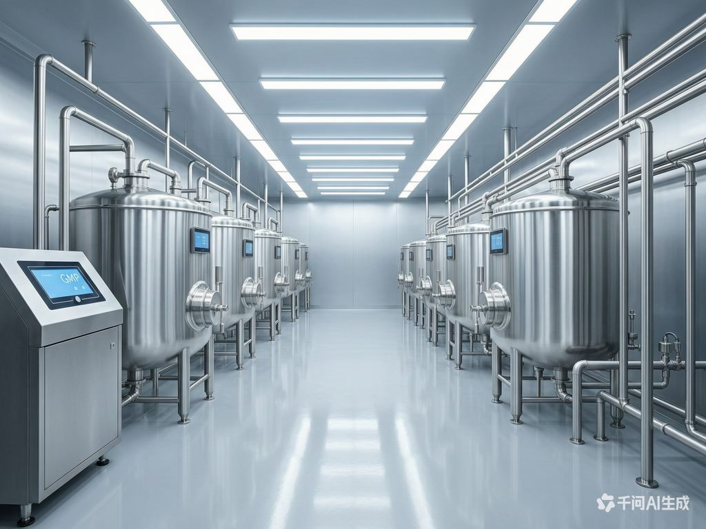 冰川蓝境中的精华瓶身
