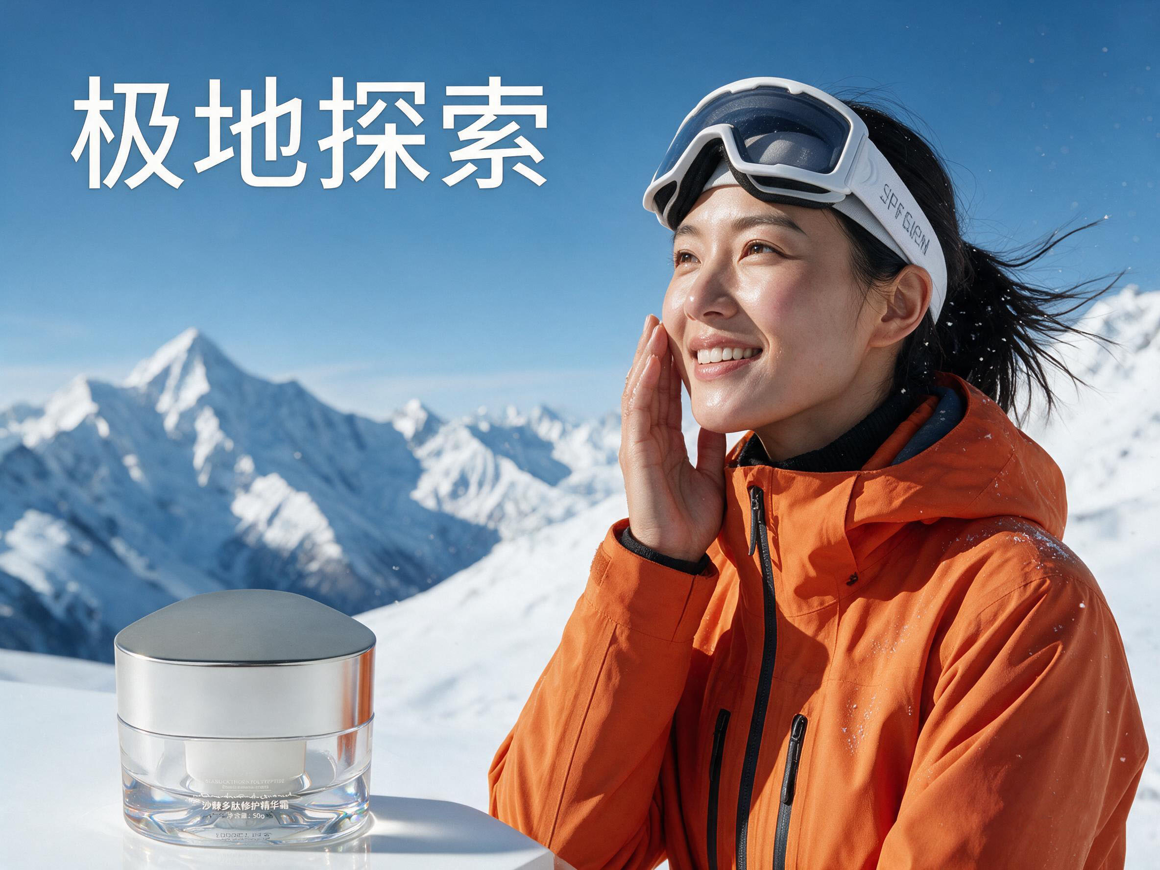 雪山日出与高原环境